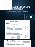 Open Channel Flow and Geometry