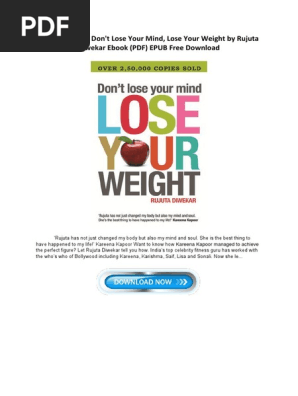 Don T Lose Your Mind Lose Your Weight