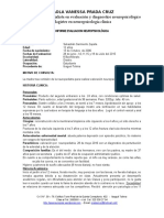 Evaluación neuropsicológica de niño de 12 años con problemas atencionales