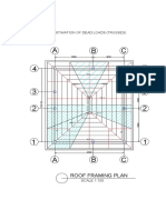 Roof Framing Plan: Estimation of Dead Loads (Trusses)