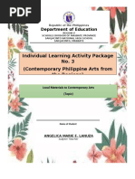 Individual Learning Activity Package No. 3 (Contemporary Philippine Arts From The Regions)