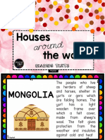 Houses Around The World Reading Cards