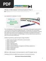 MCQs in Microwave Communications Part II