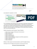 MCQs in Microwave Communications Part II