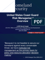 United States Coast Guard Risk Management: CG-512: Office of Performance Management and Assessment 202-372-2588