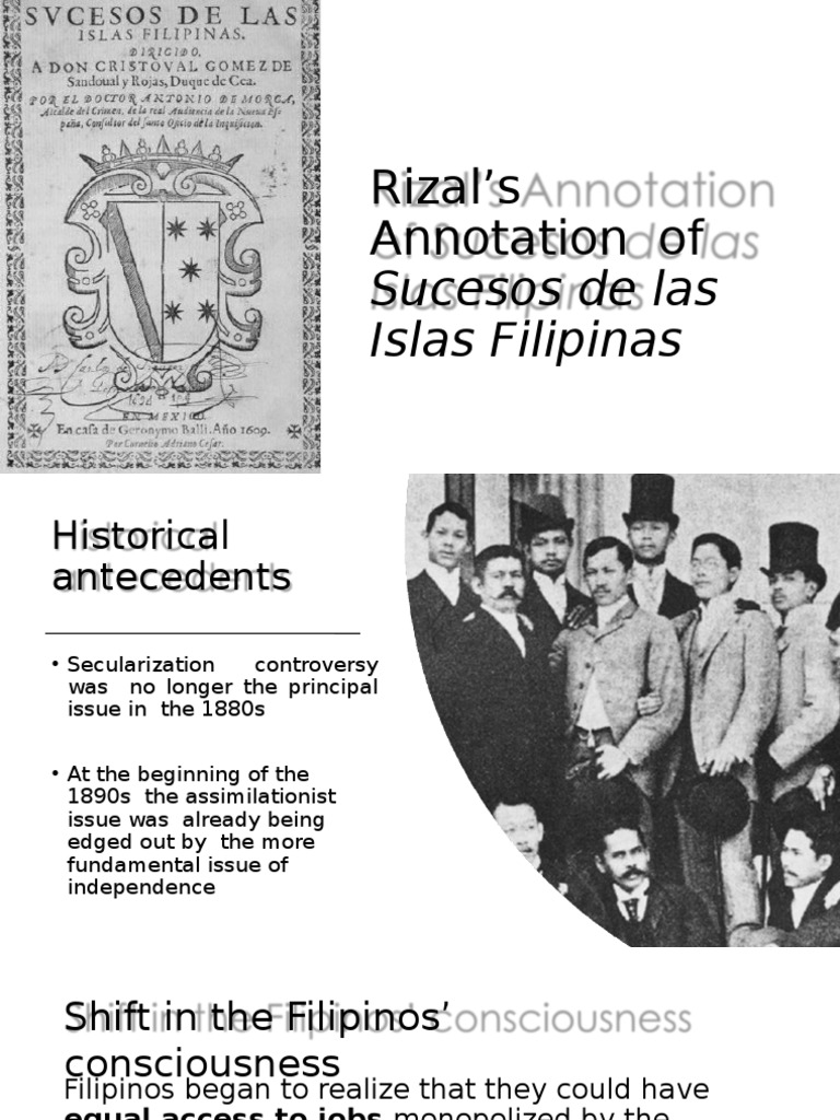 Rizal's Annotation Of: Sucesos de Las Islas Filipinas | PDF ...