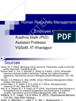 Human Resources Management Employee Health: Nptel