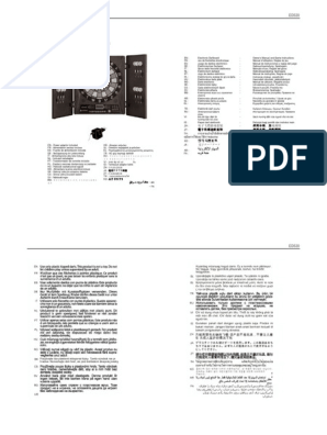 Cible de fléchettes électronique ED520: notice, réparation