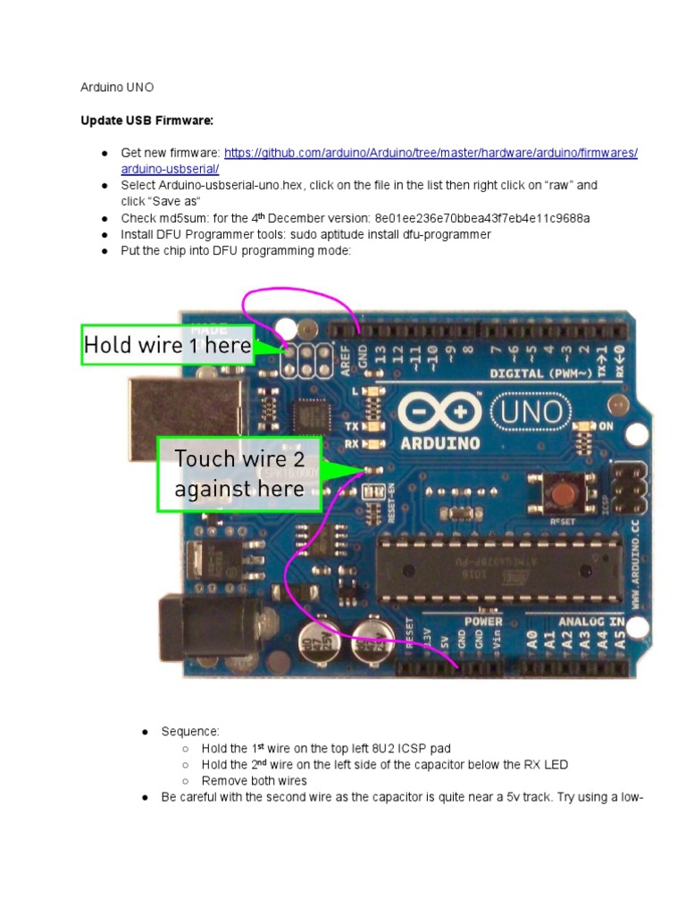 Arduino uno pinout image