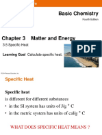 Basic Chemistry: 3.5 Specific Heat