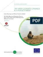 Water, Crisis and Climate Change in Uganda: A Policy Brief