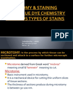 MICROTOMY & STAINING TECHNIQUE DYE CHEMISTRY &VARIOUS Types of Staining