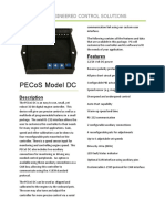 PECoS Model DC Datasheet