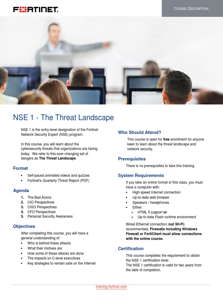 2018Q1 NSE 1 Master Course Description | PDF | Business | Computers