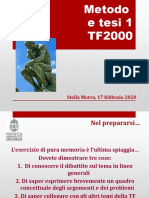 TF2000 Metodo e Tesi 1 2020