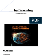 Global Warming: Its Causes and Effects