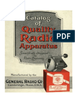 Catalog of High Quality Radio Apparatus - General Radio Co. (1919) PDF