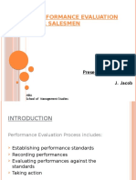 Performance Evaluation For SalesPerson