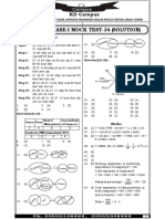 Bank Po Phase-I Mock Test-34 (Solution)