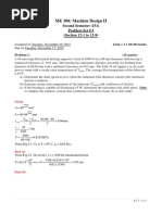 ME 308: Machine Design II: Second Semester (151) Problem Set # 5 (Section 12-1 To 12-9)