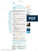 Participle Adjectives: Download A List of Common Ed and Ing Adjectives in PDF Here