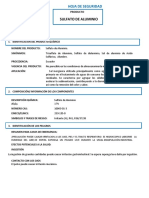 MSDS Sulfato de Aluminio Yohisa