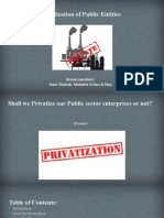Pakistan Economy (Privatization)