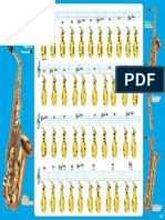 Saxophones Fingerings PDF