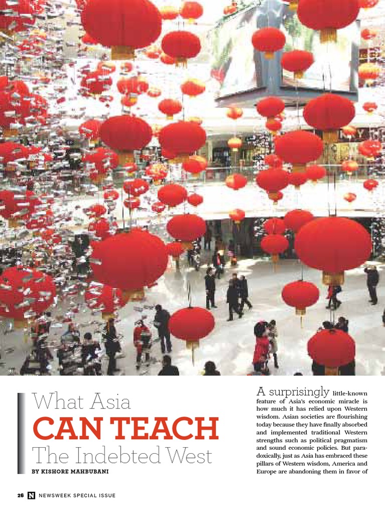 Lessons from Asia for the West | PDF | Asia | The United States