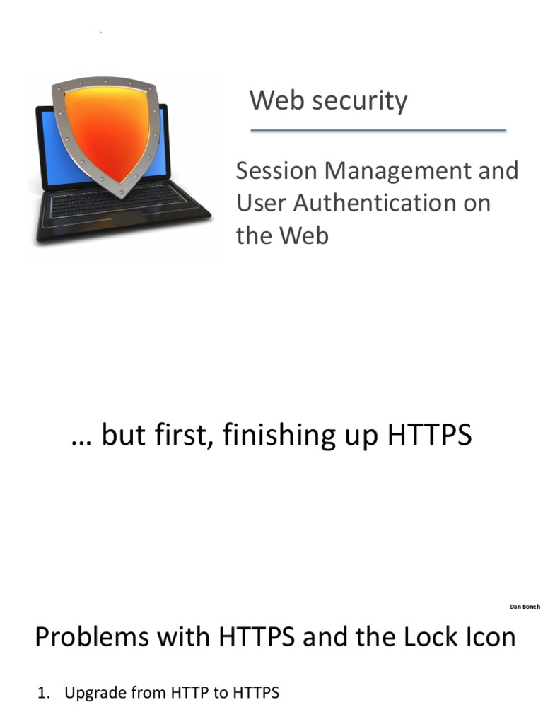 Web Security: Session Management & HTTPS Issues | PDF | Http Cookie ...