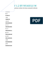 Comp Denary To Binary PDF