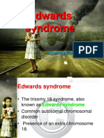 Edwards Syndrome: Presented by Amrutha Ramakrishnan Nair
