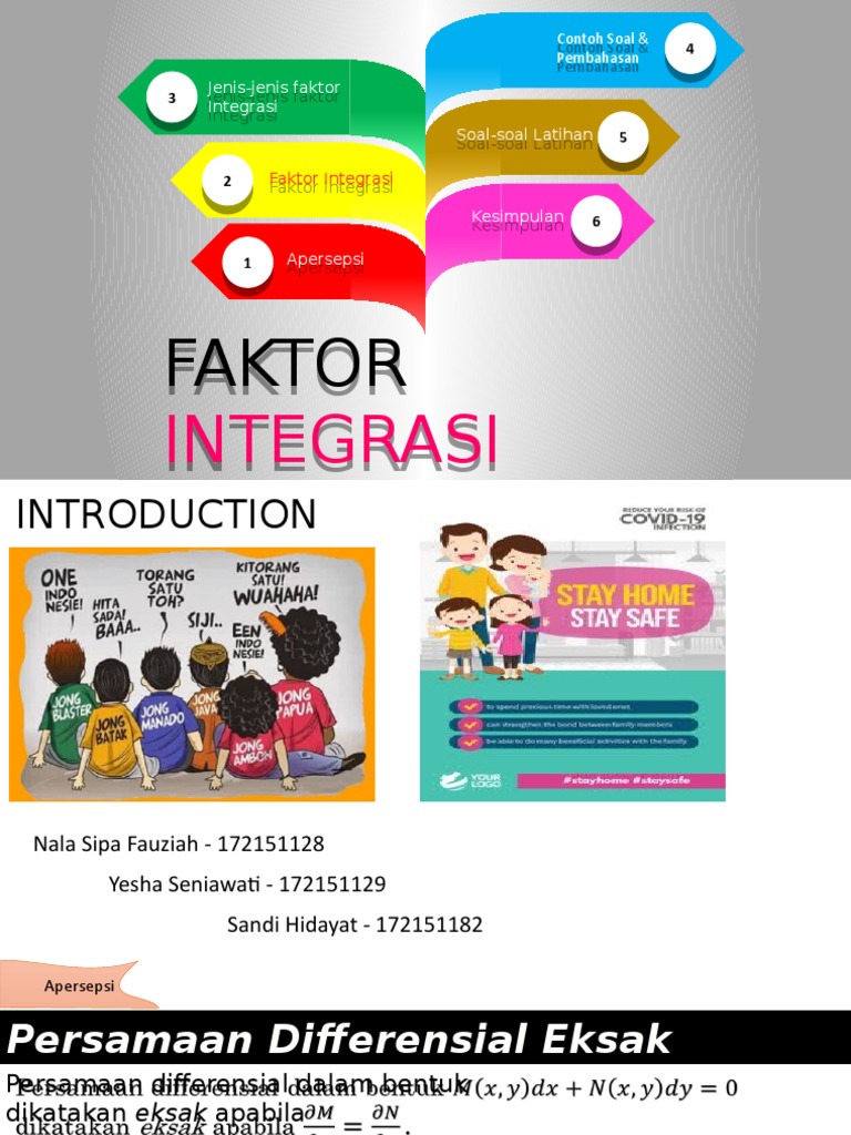 Materi Faktor Integrasi 2 | PDF