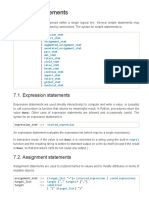 Simple Statements - Python 3.8.2 Documentation