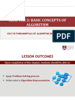 Chapter 3: Basic Concepts of Algorithm