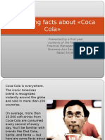 Interesting facts about «Сoca Cola»