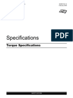 Torque Specifications SENR3130 Specifications