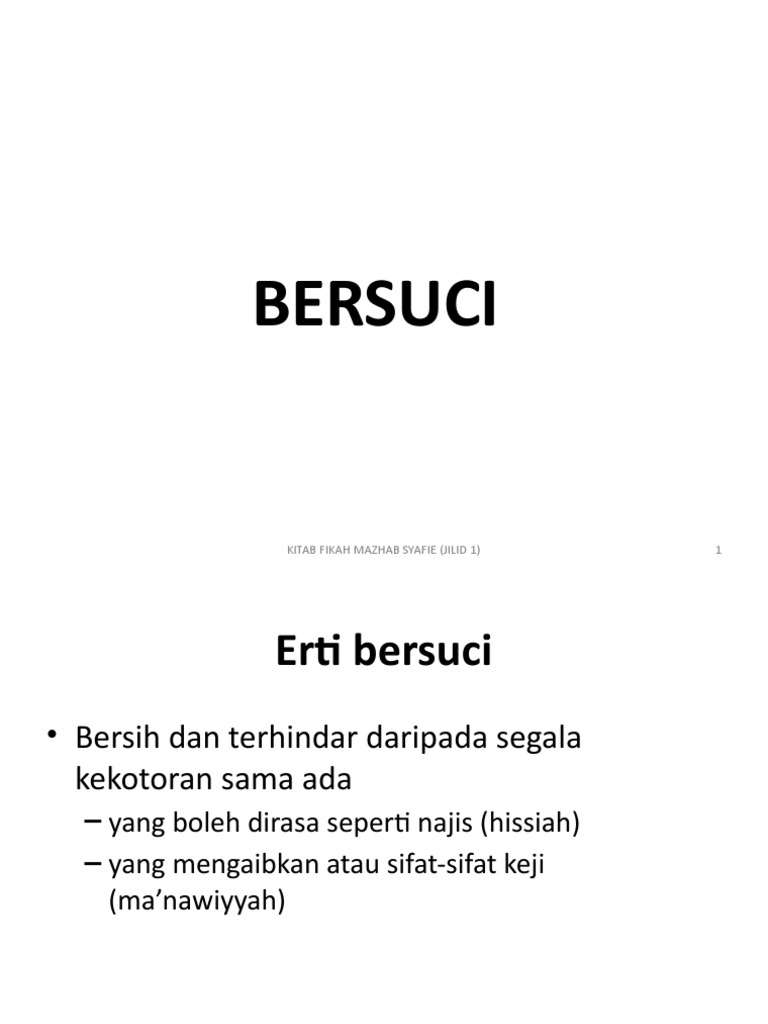 Bersuci Pdf