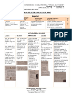 Plan Semanal 27 de Abril