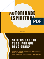 Autoridade Espiritual Na Oração