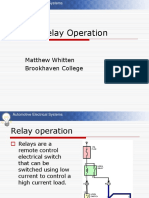 Relay Operation: Matthew Whitten Brookhaven College