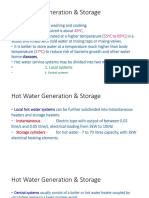 Hot Water Generation & Storage