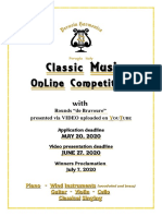 Perugia Italy Classic Music Online Competition