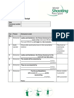 Victory Ceremony Script Template