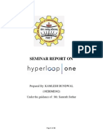 Seminar Report On Hyperloop One