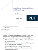 GEOS 5311 Lecture Notes: Conceptual Models and Model Design: Dr. T. Brikowski