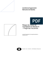 Riesgo de Credito de Contraparte en BASILEA III - Preguntas PDF