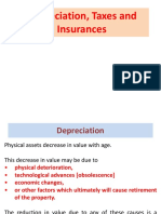 Depreciation, Taxes & Insurances PDF