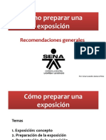 Cómo Preparar Una Exposición