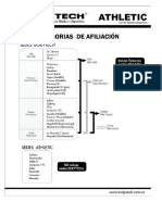 Gerencia y categorías de membresías Bodytech 2010